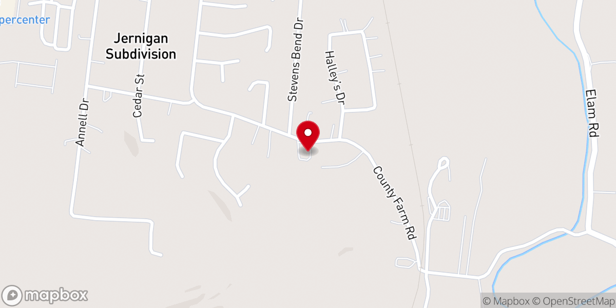 Map showing location of Believers Tabernacle