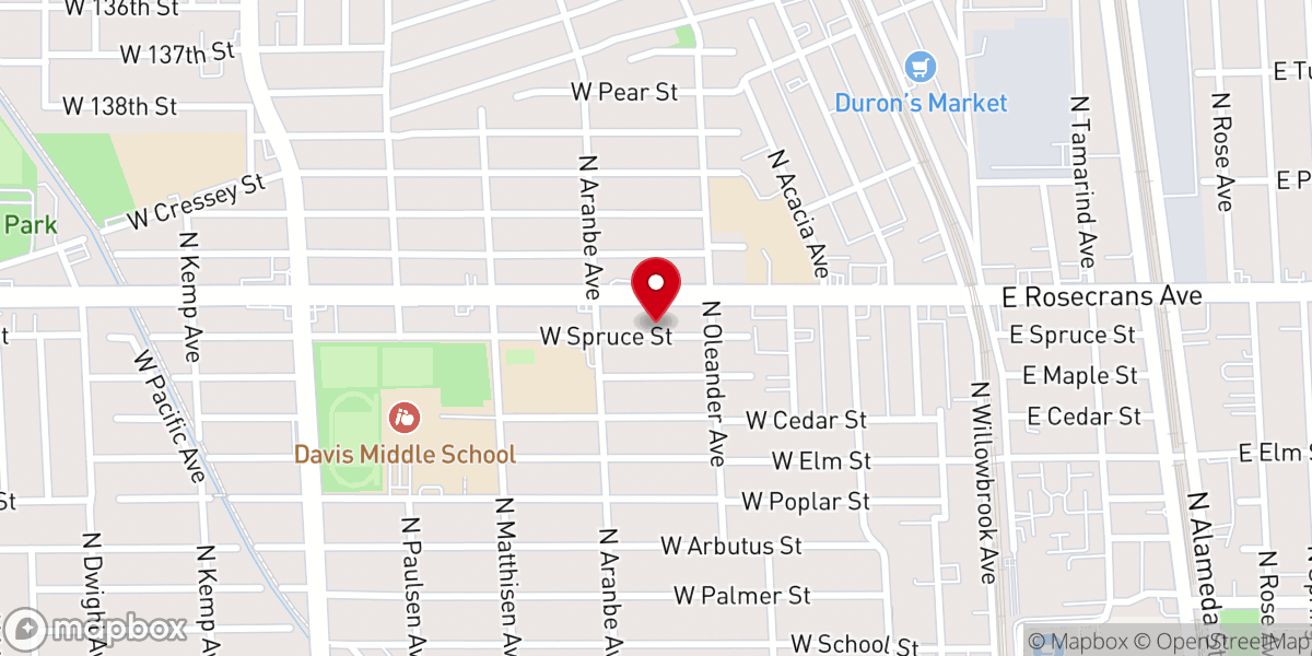 Map showing location of Faithful Church of God in Christ