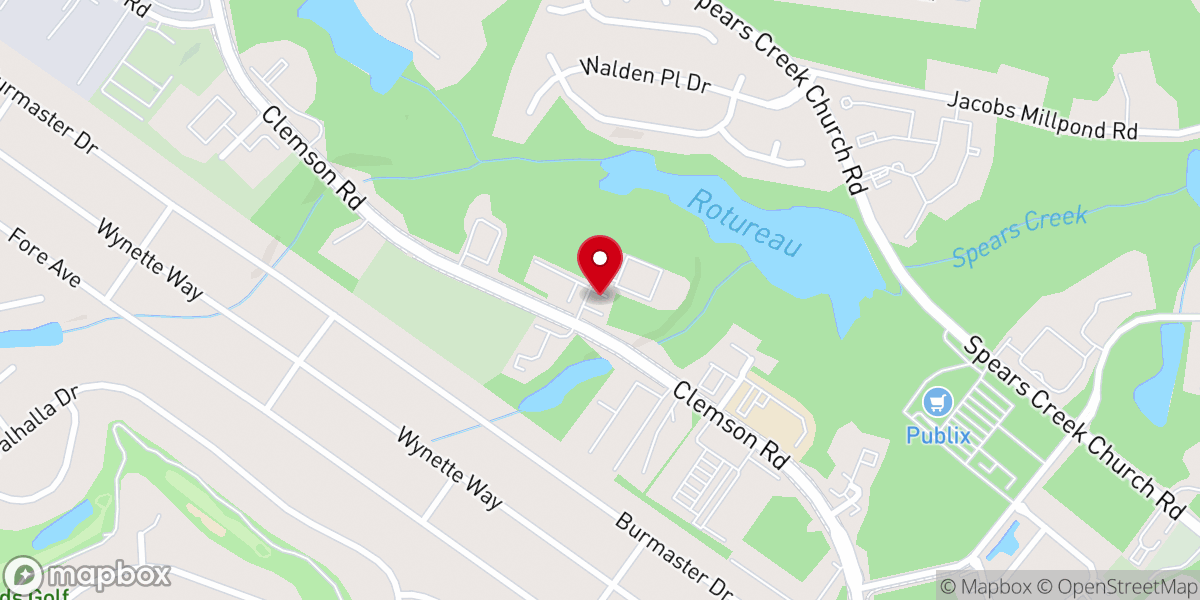 Map showing location of Family Worship Center