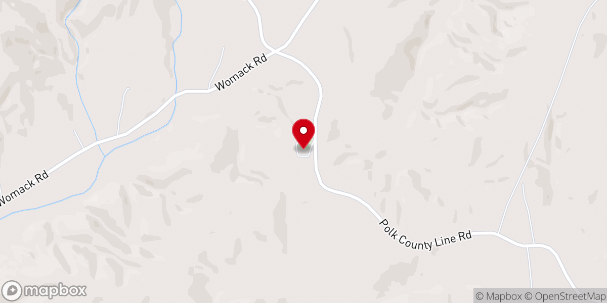 Map showing location of Pleasant Grove Church