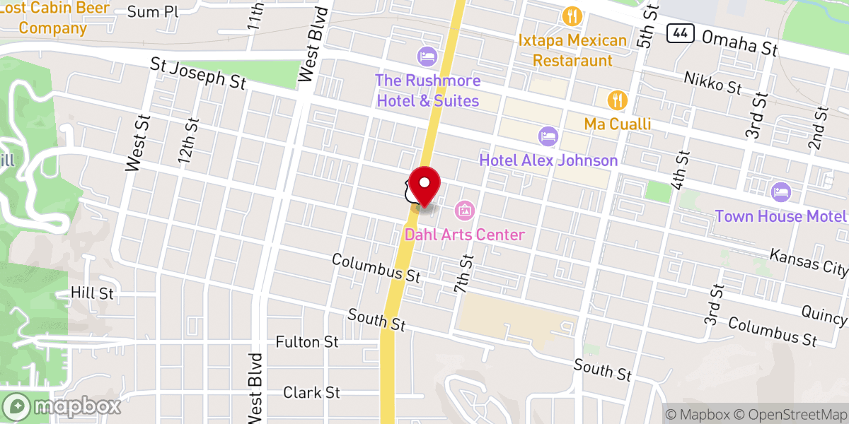Map showing location of The Foundry: a Christian Church