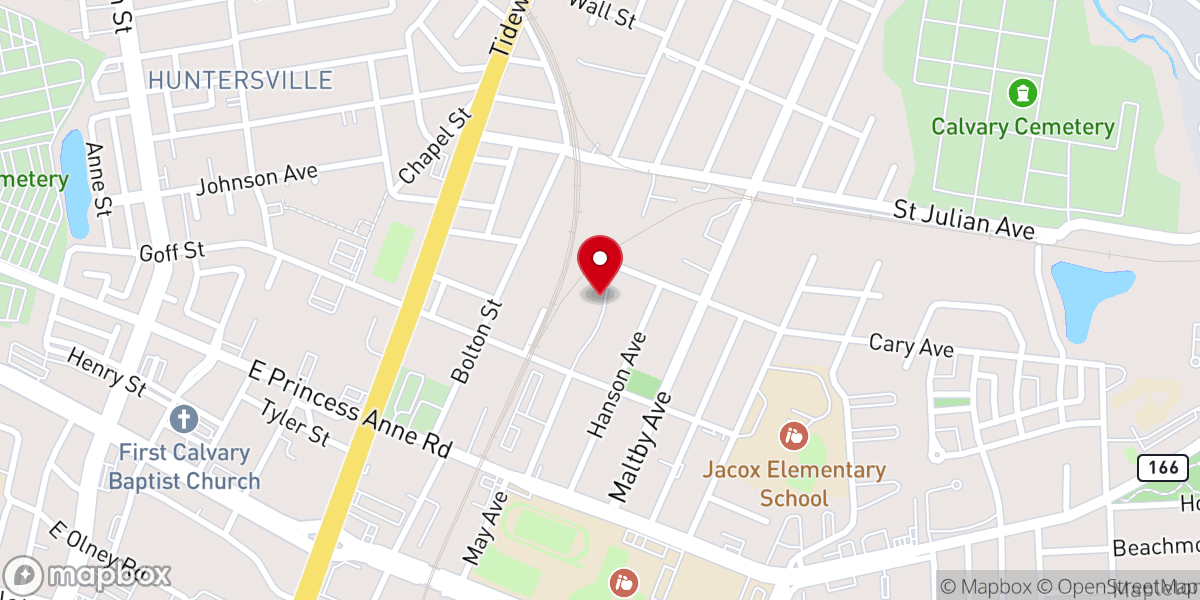 Map showing location of Assembly of the Saints