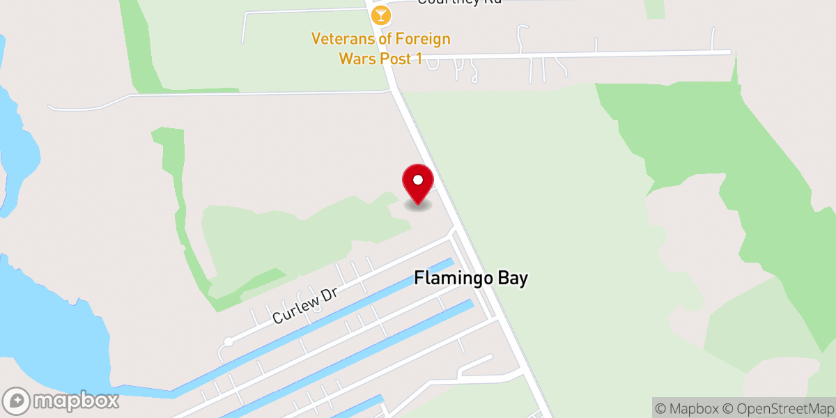 Map showing location of St Johns Episcopal Church