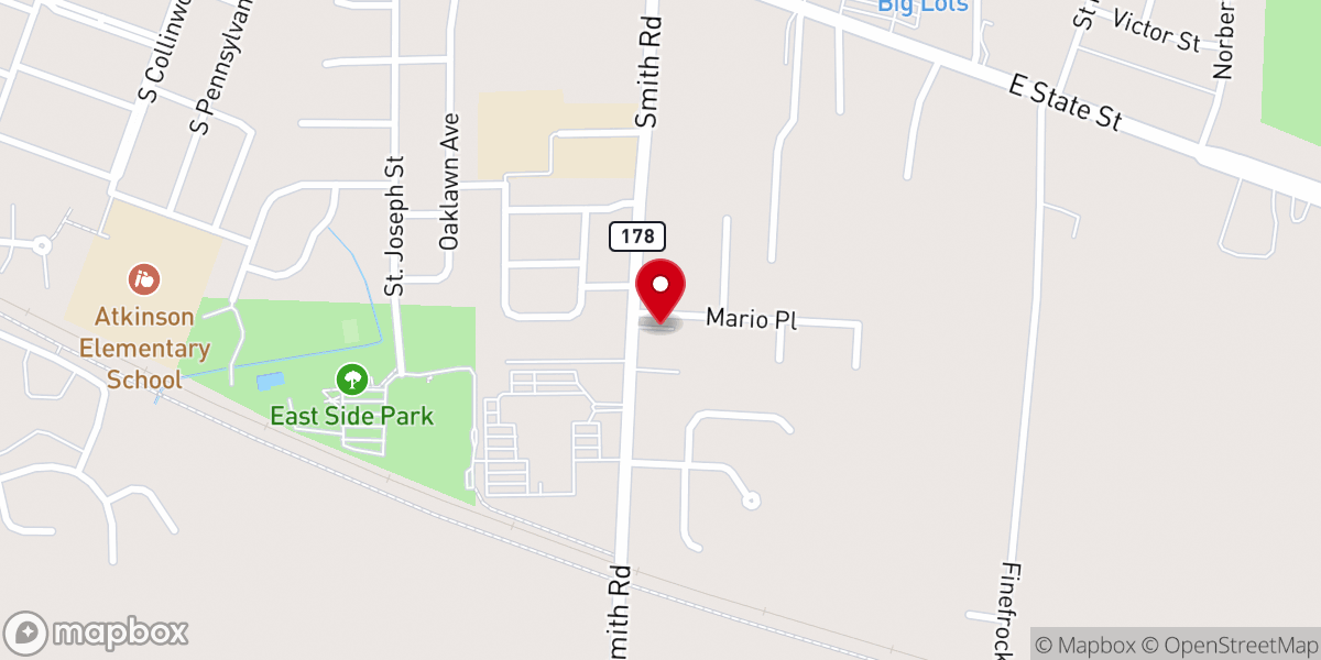 Map showing location of Freemont Building