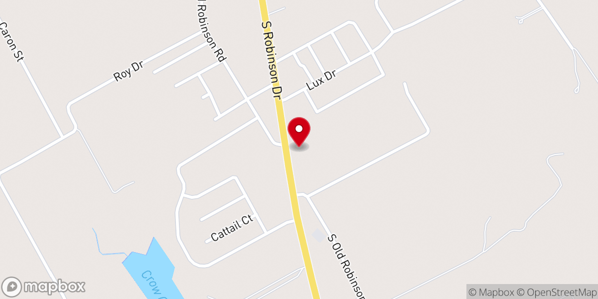 Map showing location of Old West Cowboy Church