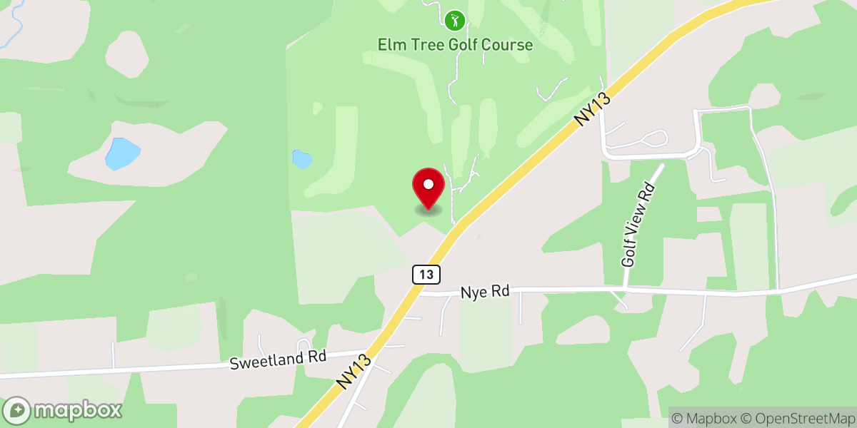 Map showing location of The Bridge Wesleyan Church Cortland, NY