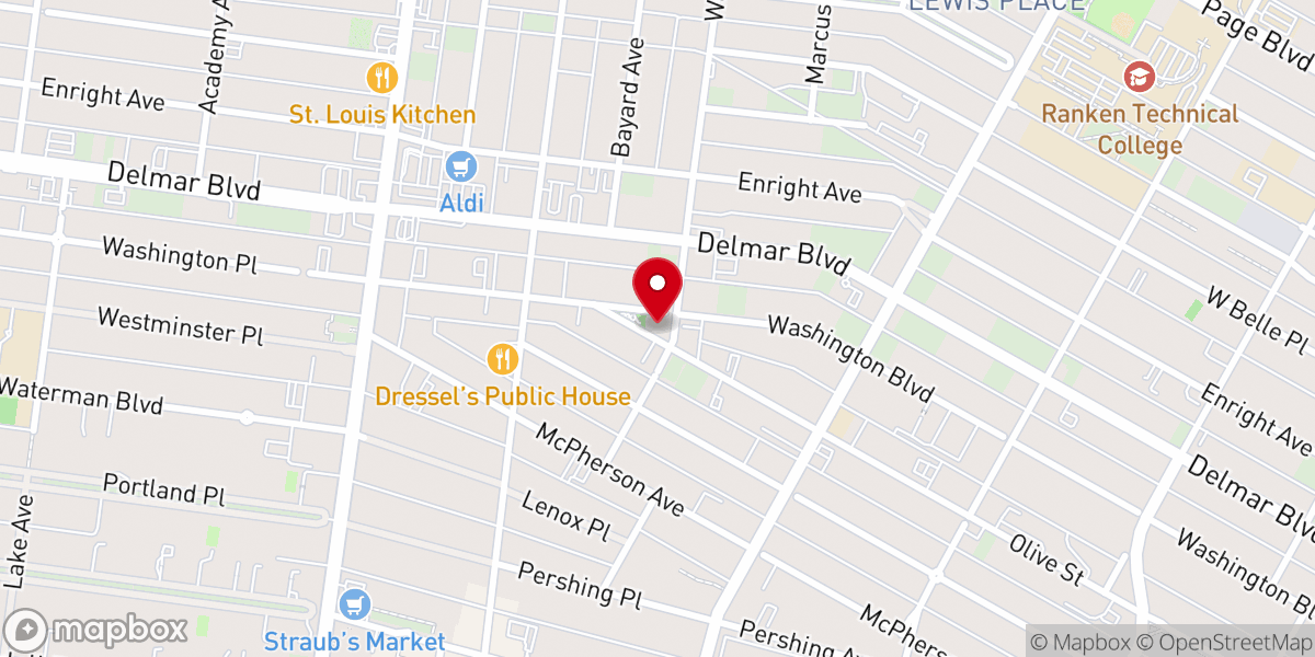 Map showing location of Cornerstone Institutional Baptist Church