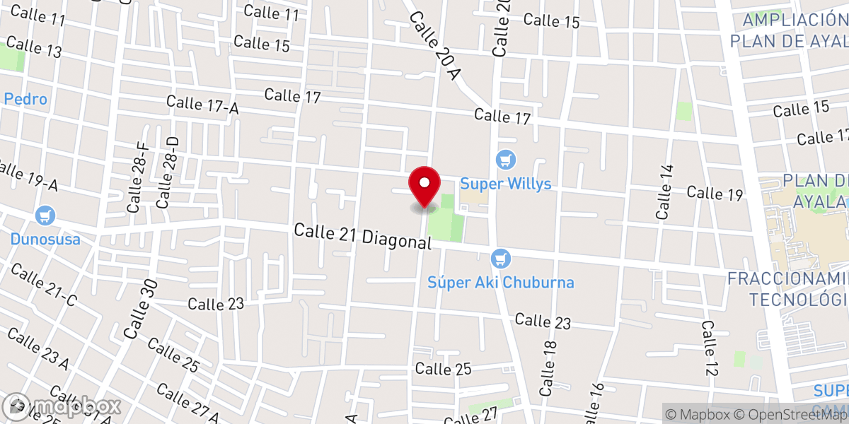 Map showing location of IGLESIA CRISTIANA NGI Mérida