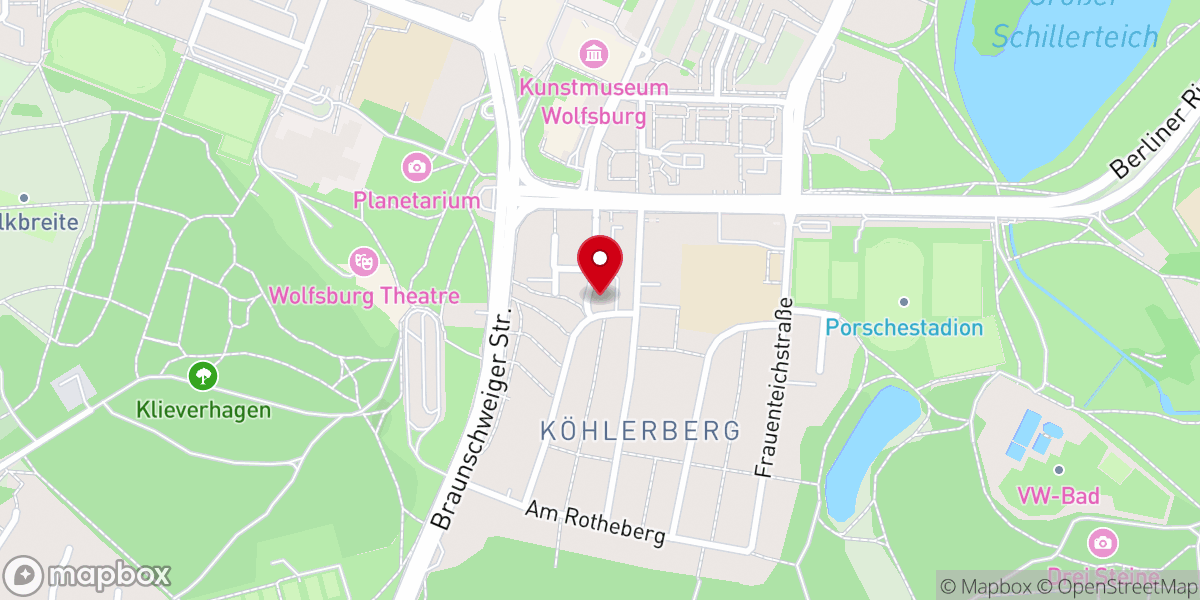 Map showing location of Neuapostolische Kirche Wolfsburg