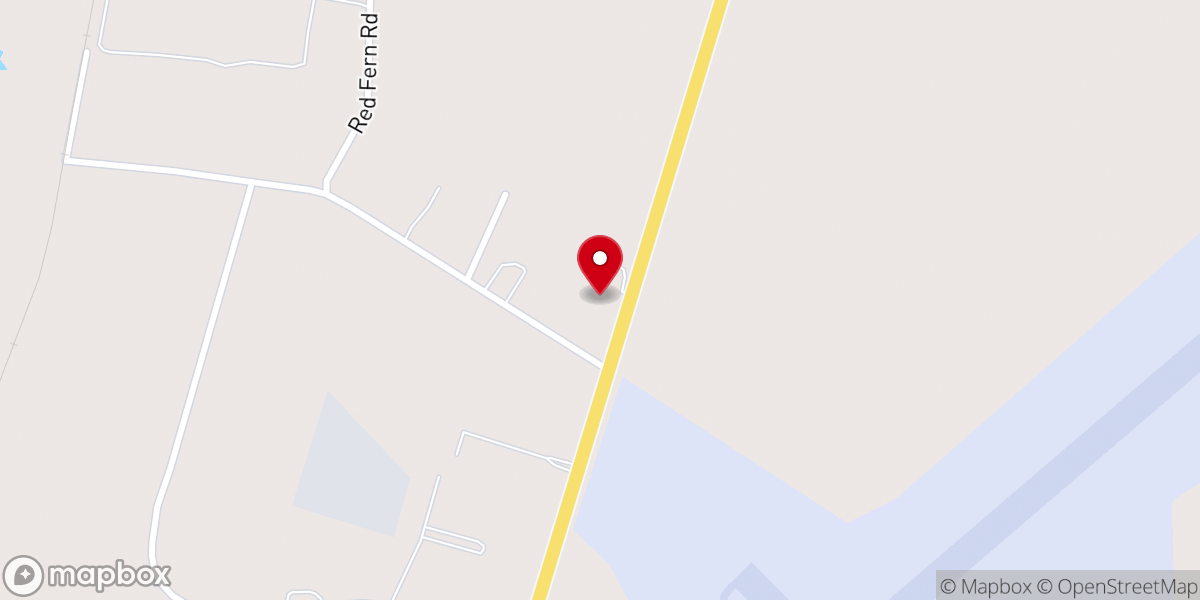 Map showing location of United Fellowship Worship Center