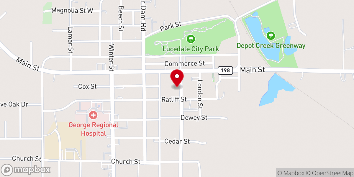 Map showing location of The living God Ministry