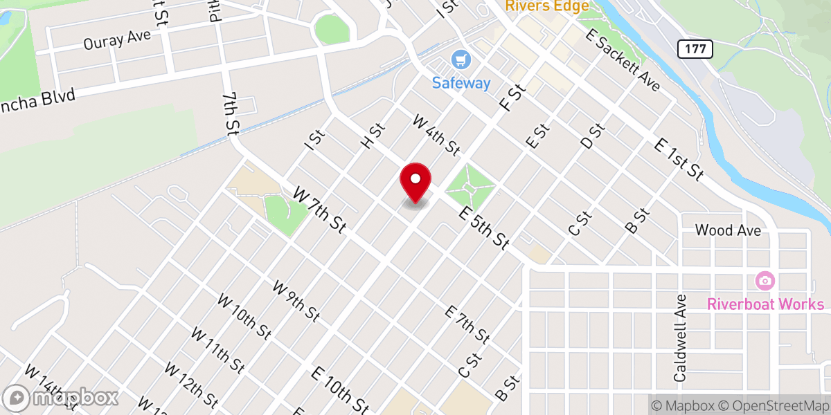 Map showing location of Son Shine Inn