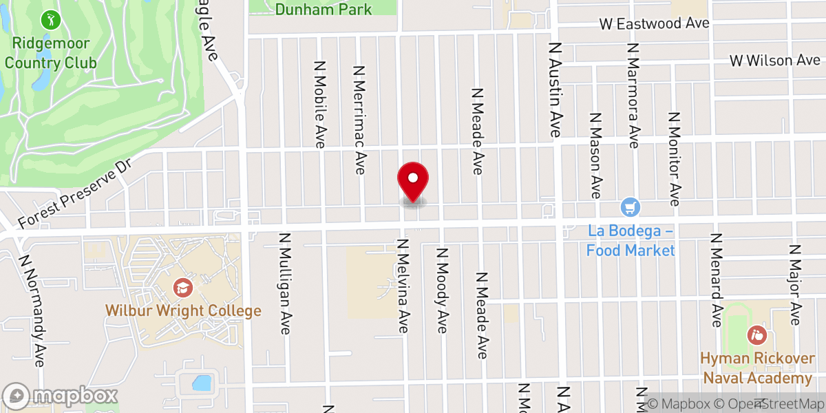 Map showing location of Montrose Baptist Church