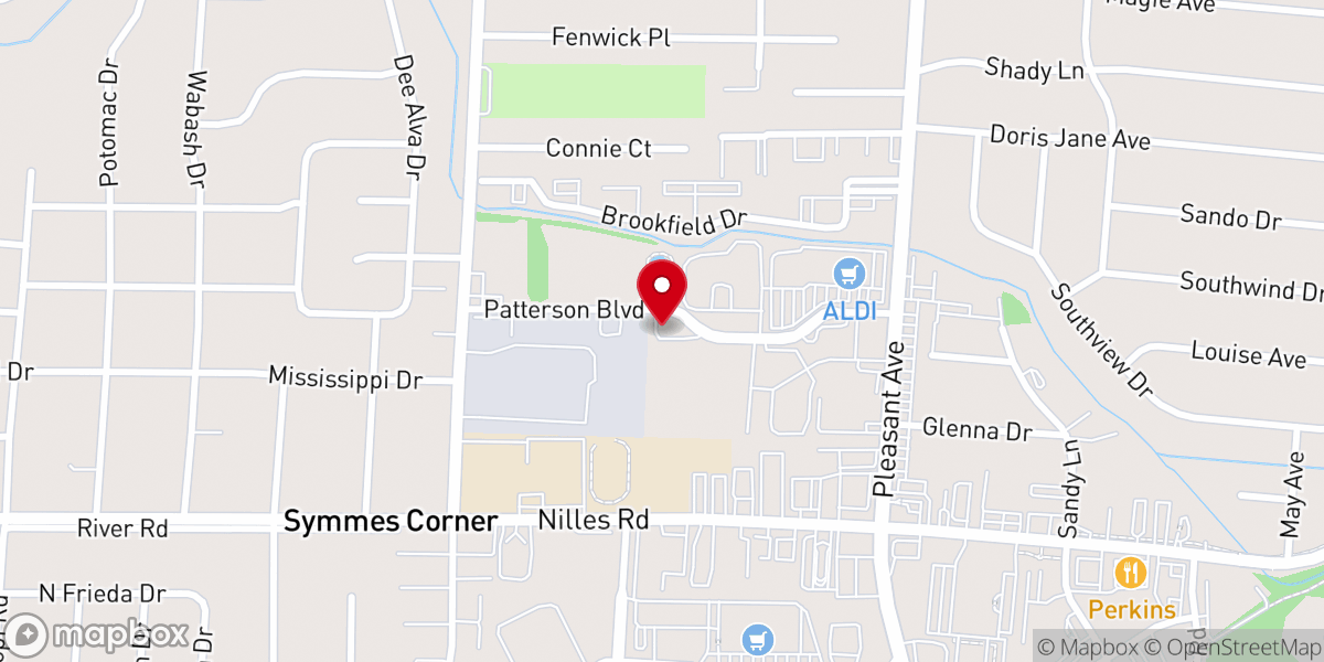 Map showing location of St Aloysius