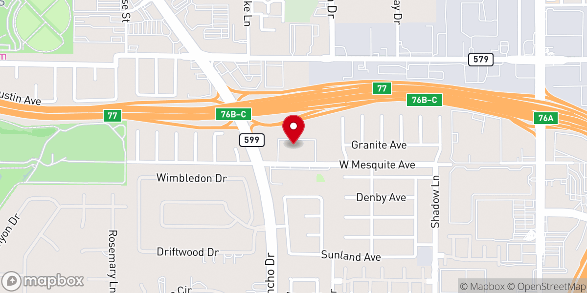 Map showing location of Centro Cristiano Pentecostal