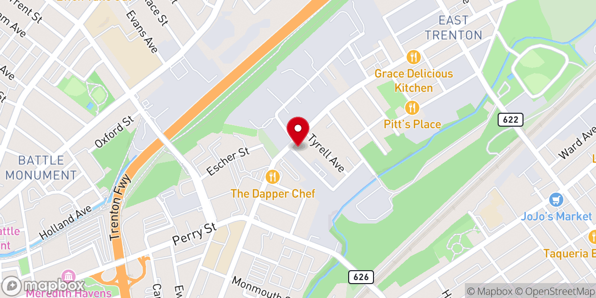 Map showing location of RCCG Praise Assembly
