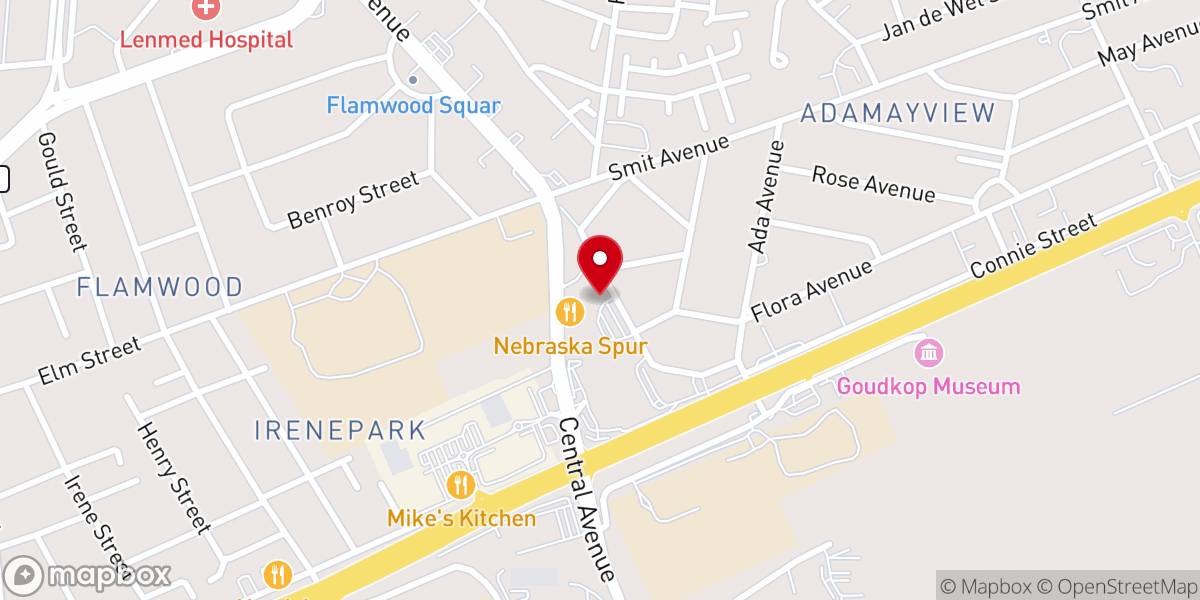 Map showing location of Father Don Bohe Catholic Church