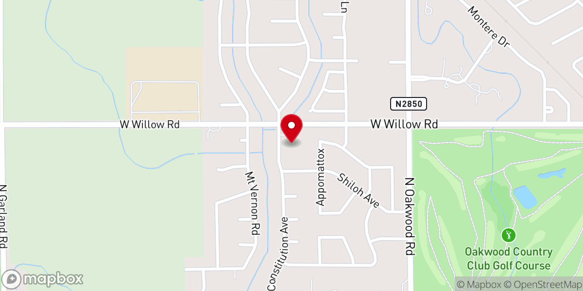 Map showing location of Westminster Church