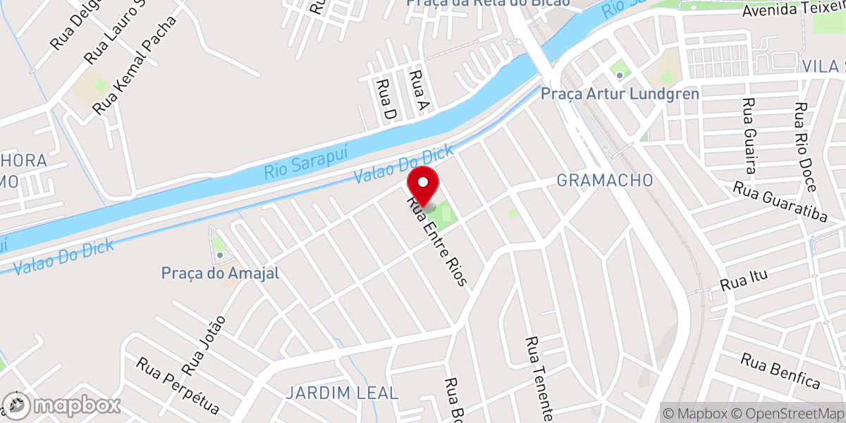 Map showing location of Igreja Pentecostal Deus é a Nossa Esperança