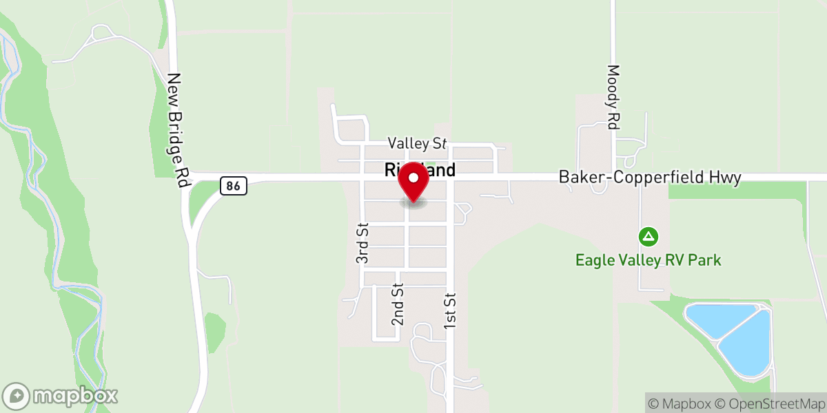 Map showing location of Christian Church