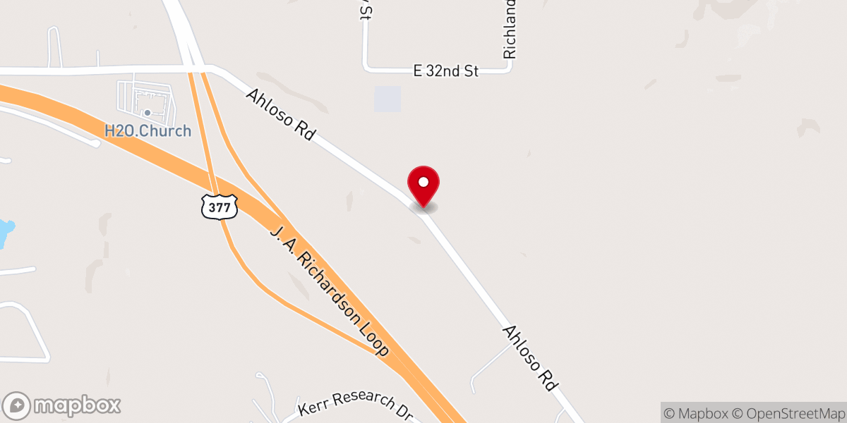 Map showing location of Faith Baptist Church