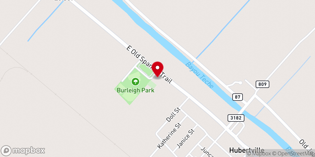 Map showing location of First Baptist Church
