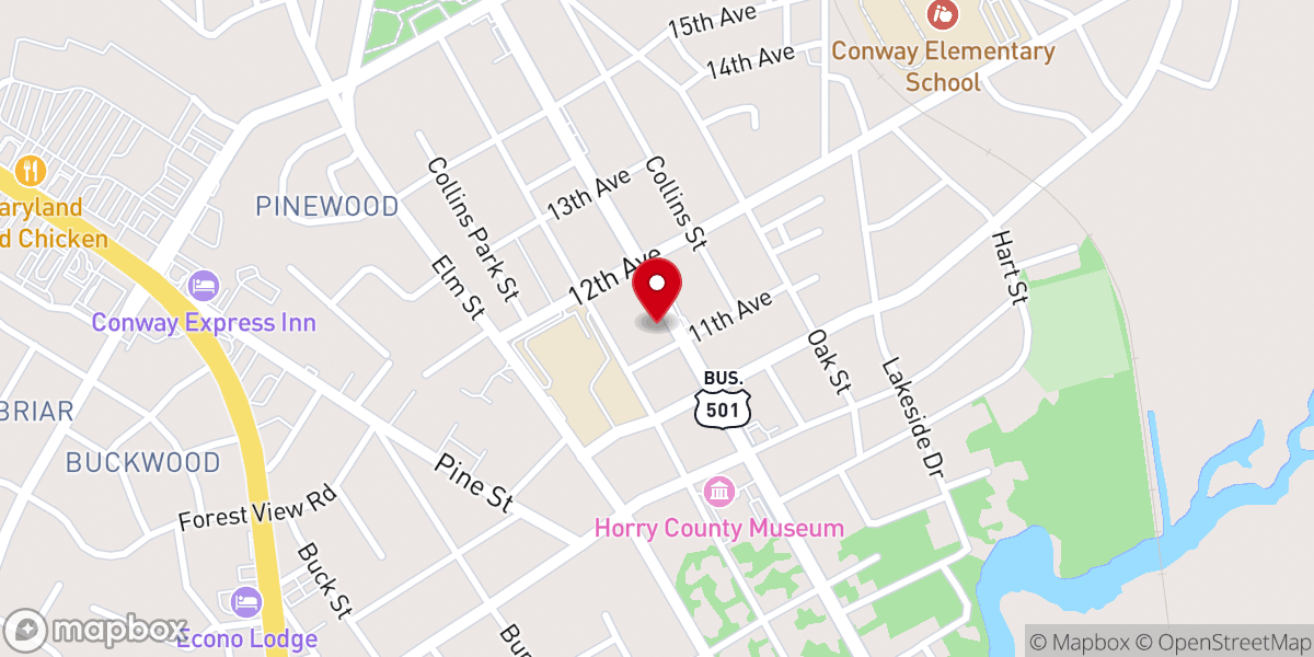 Map showing location of Five Rivers Friends Monthly Meeting