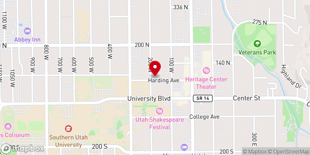 Map showing location of St. Jude's Episcopal Church