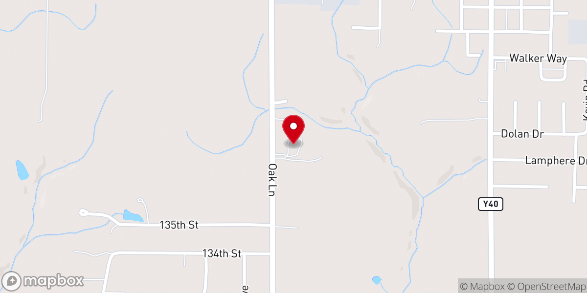 Map showing location of Community Fellowship Church