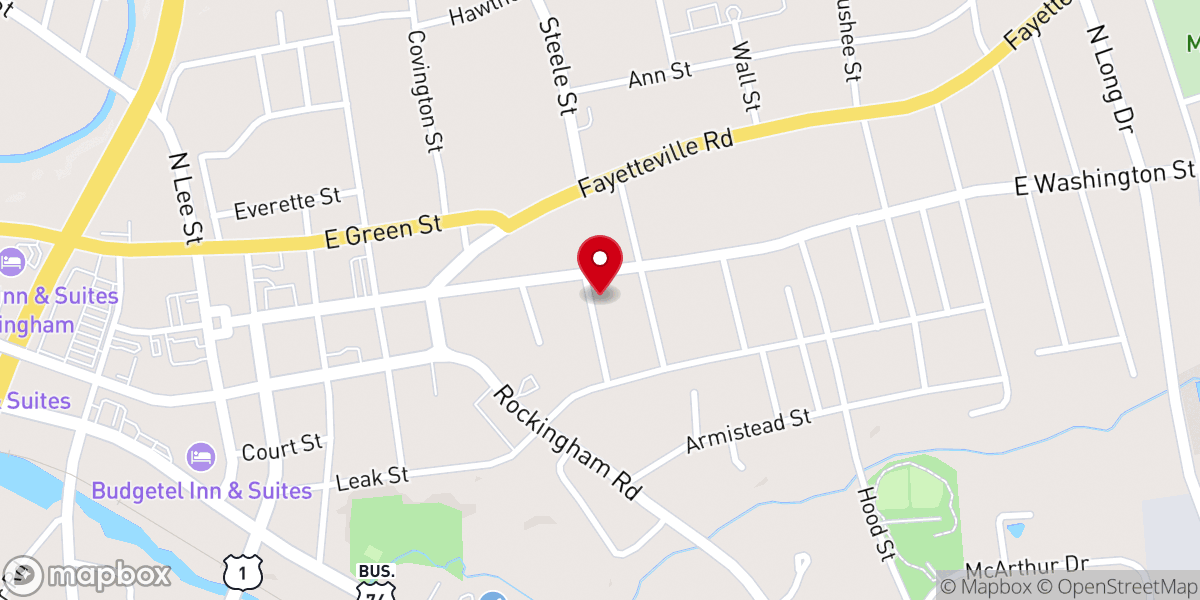 Map showing location of United Church-Christ Mt Zion