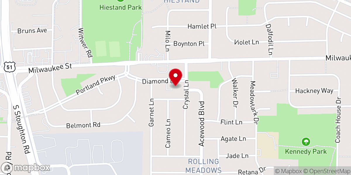 Map showing location of St Paul A.M.E. Church
