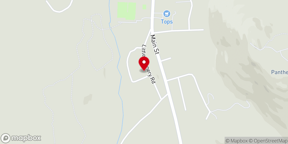 Map showing location of Faith Bible Church