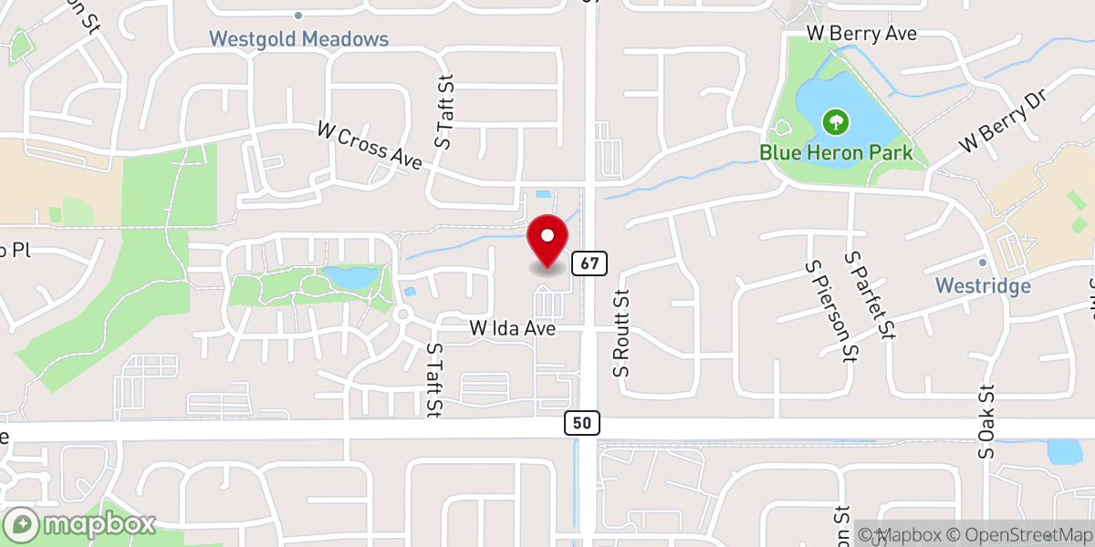 Map showing location of Genesis Presbyterian Church