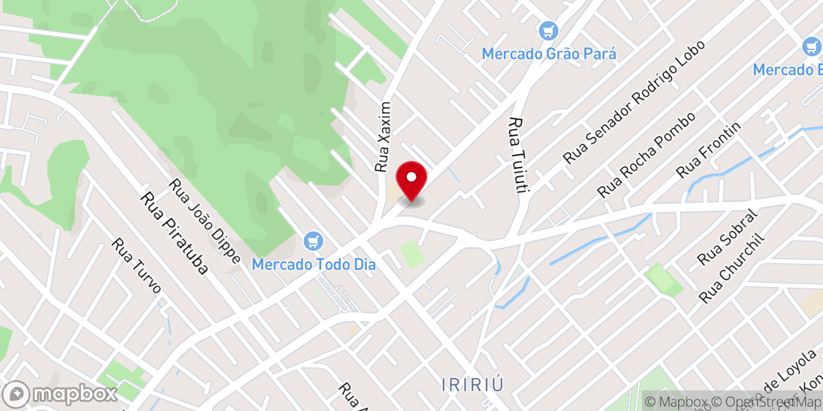 Map showing location of Paróquia São Sebastião