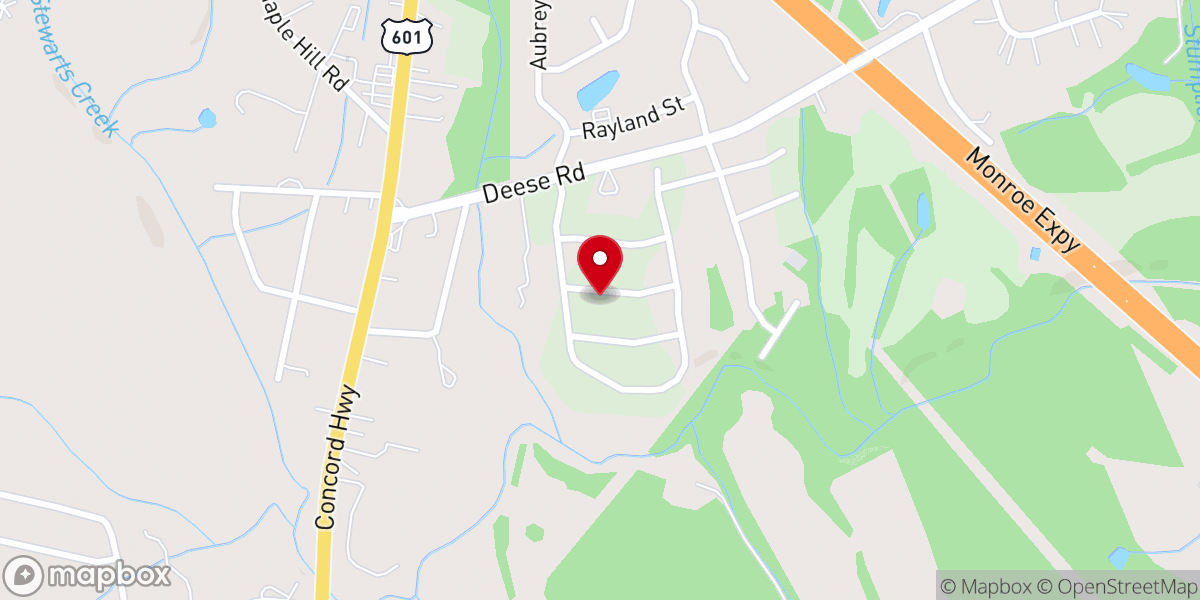 Map showing location of Cornerstone Mission Church Inc