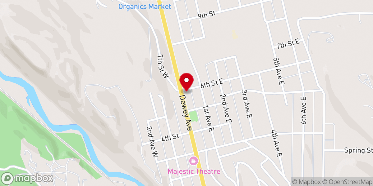 Map showing location of Eureka Community Fellowship