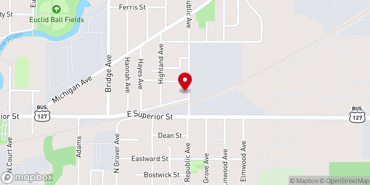 Map showing location of The Salvation Army