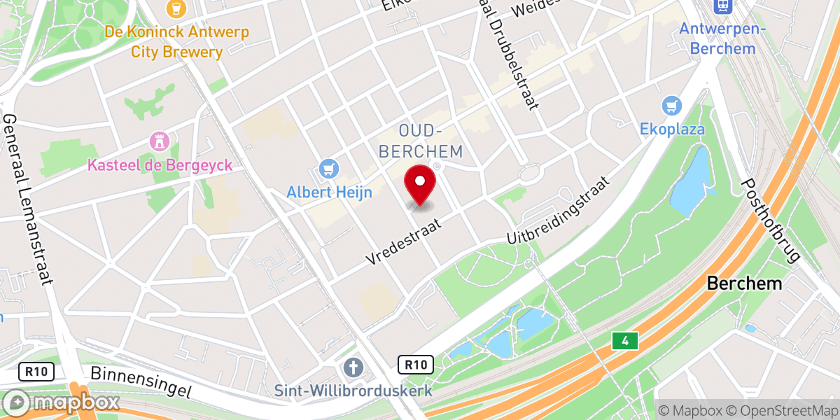 Map showing location of Saint Mark Coptic Orthodox Church - Belgium⛪