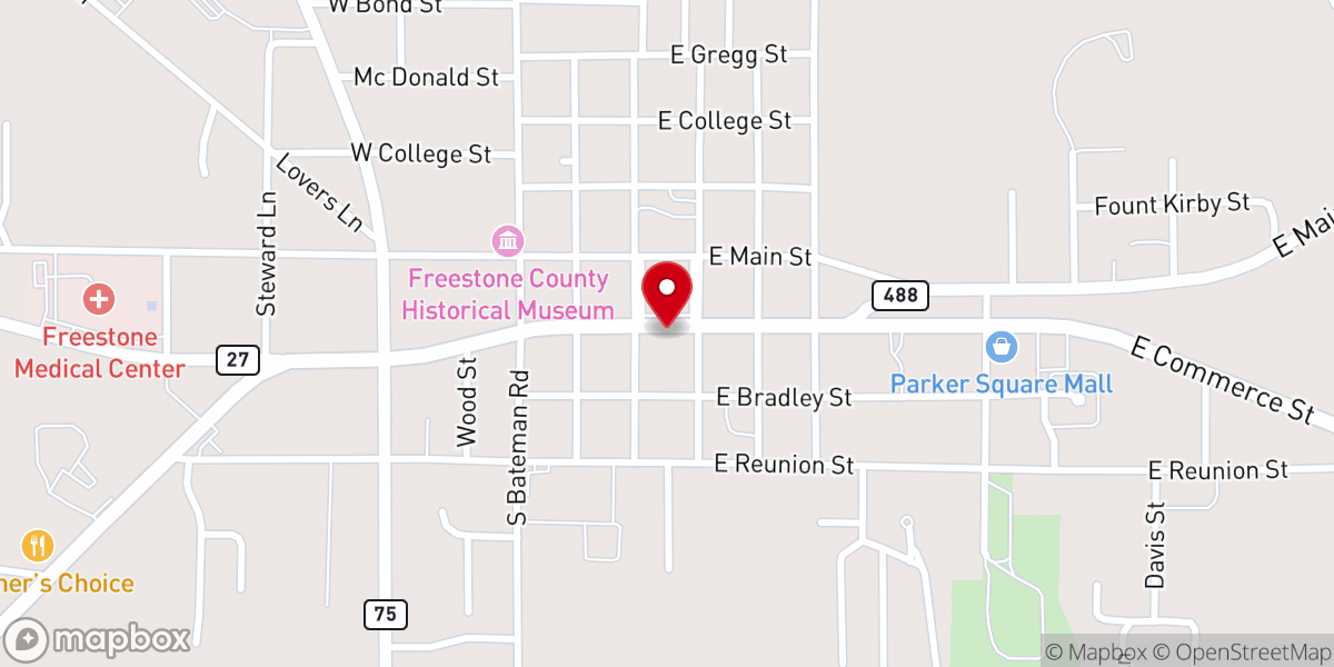 Map showing location of Accessories, Etc.