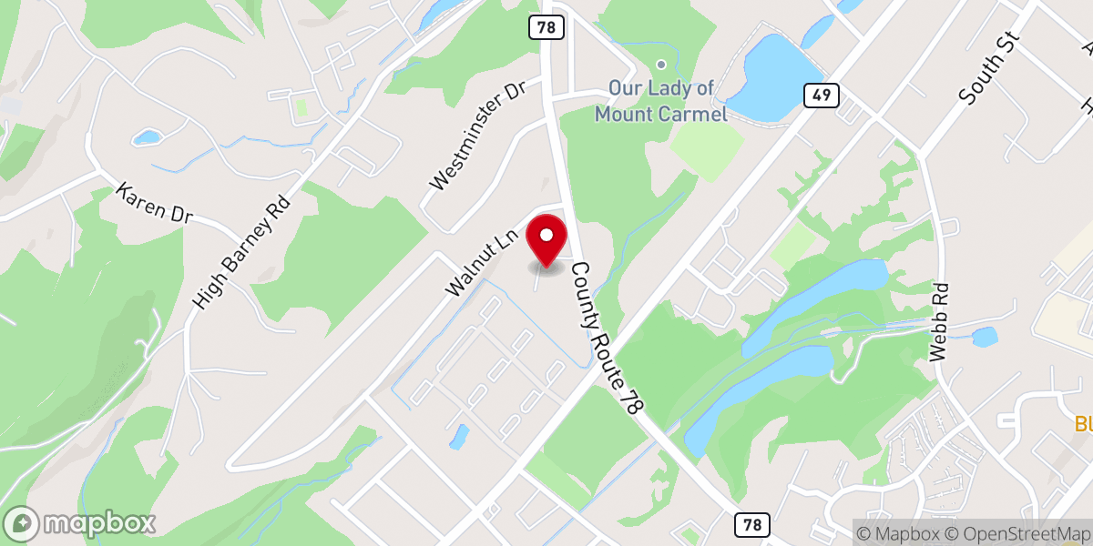 Map showing location of Crossroads Church, CMA