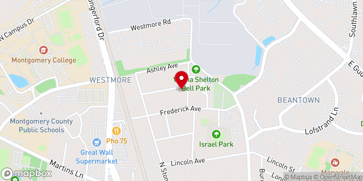 Map showing location of Clinton AME Zion Church