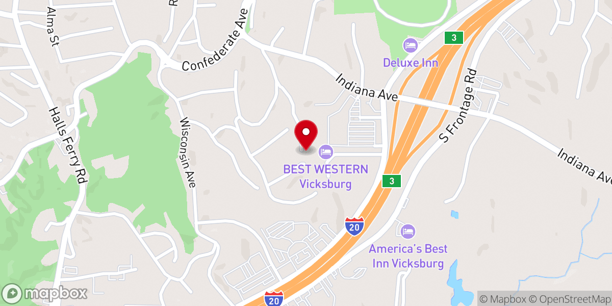 Map showing location of Mercy Seat Church