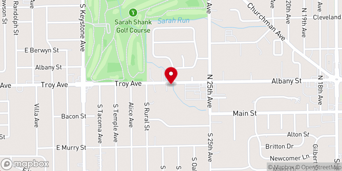Map showing location of The Sanctuary Church of Beech Grove