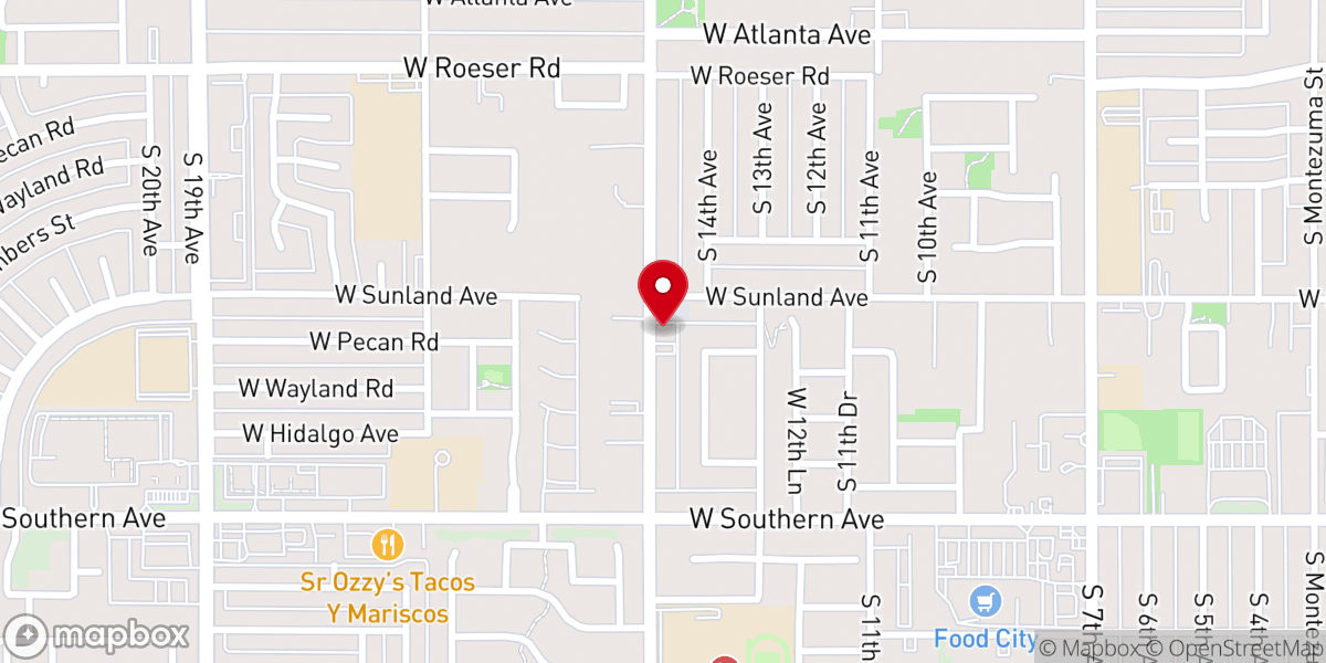 Map showing location of New BeginningsPraise and Worship Center