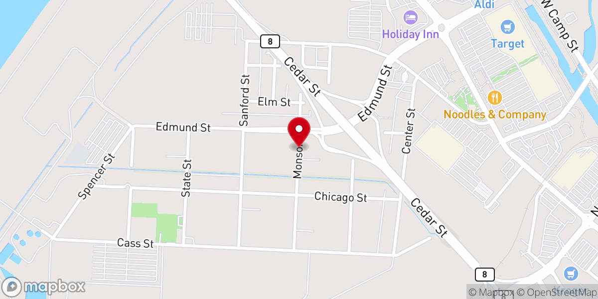 Map showing location of Little Church In The Valley