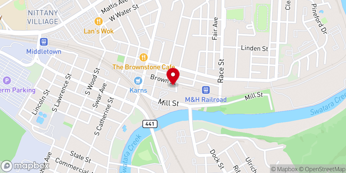Map showing location of City of Refuge Church
