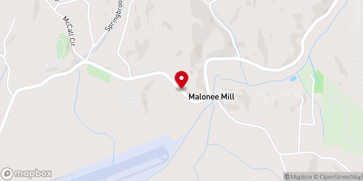 Map showing location of First Pentecost