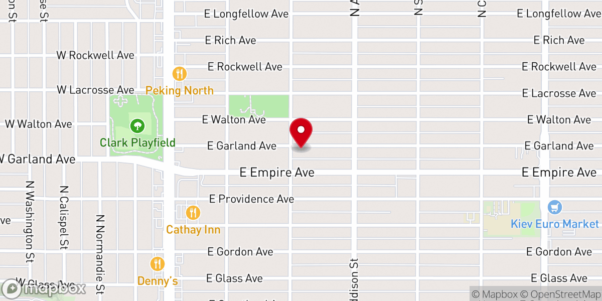 Map showing location of Our Lady of Guadalupe Roman Catholic Church