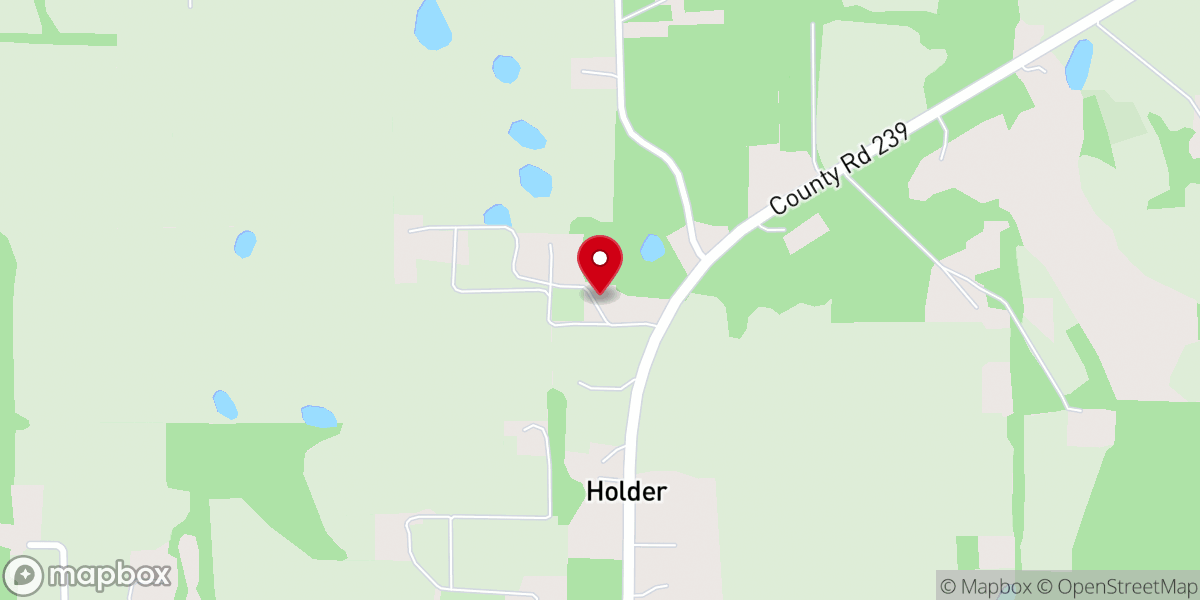 Map showing location of St. Johns Church