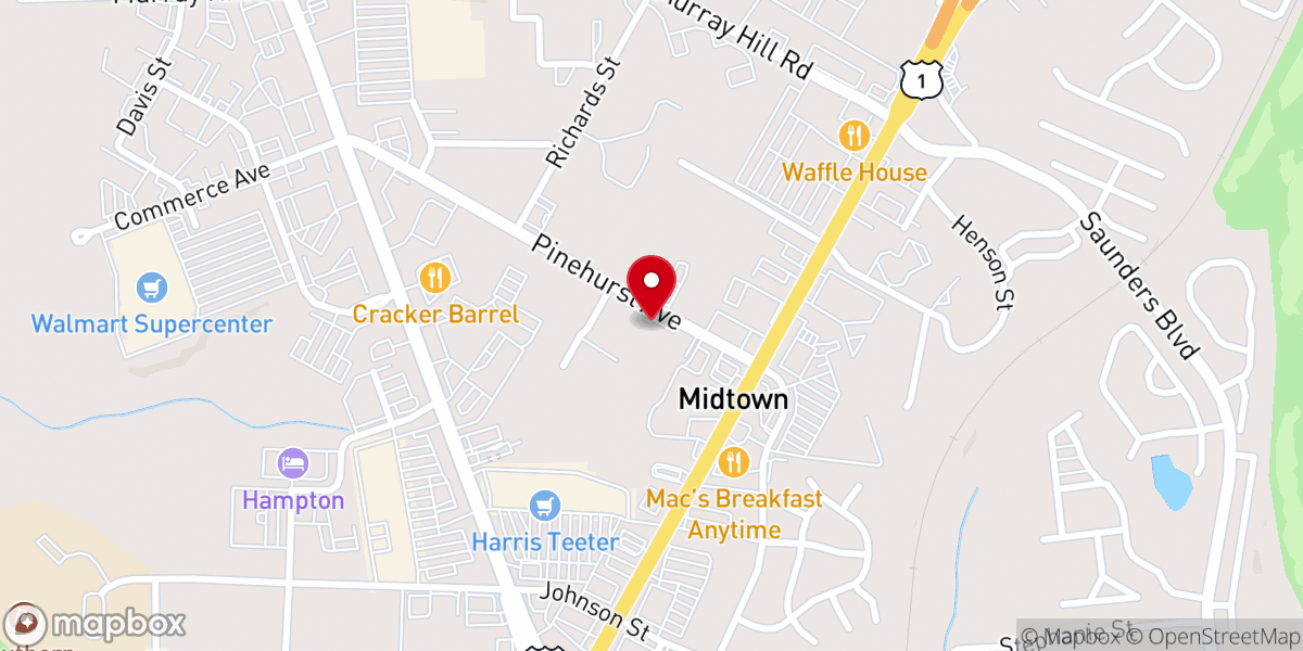 Map showing location of Reformation Church